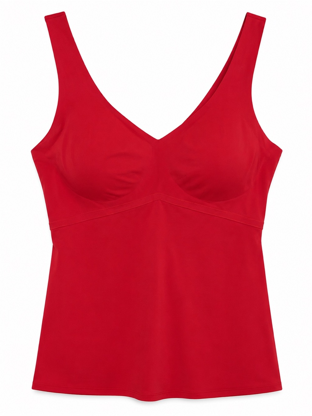 Honeylove Red V-Neck Seamless Tank Top